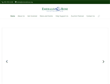 Tablet Screenshot of emeraldrose.org